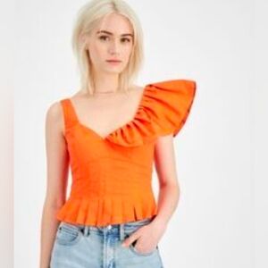 NWT BARDOT REVOLVE Kaylana Poplin Top - Large